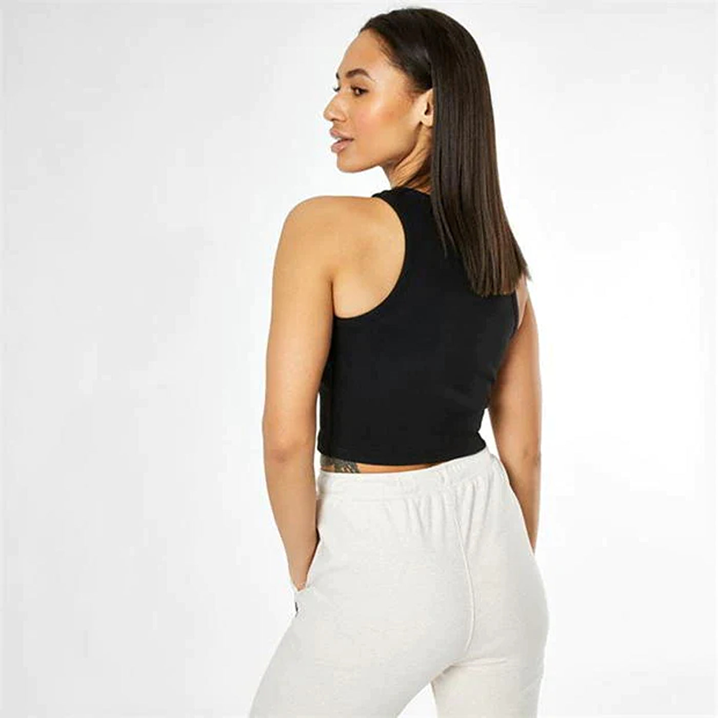 Kangol Black Crop Top | Montivo Pakistan