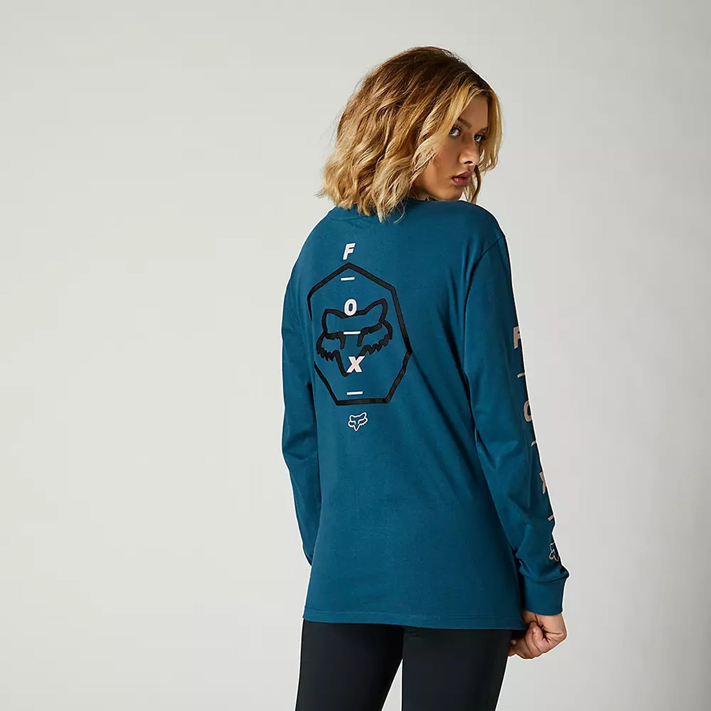 Fox Long Sleeve Indigo Tshirt | Montivo Pakistan