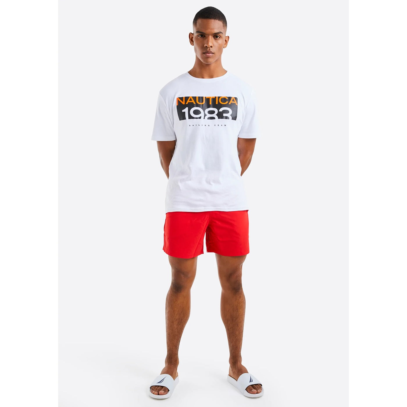 NTCA Lapert Red Swim Shorts | Montivo Pakistan