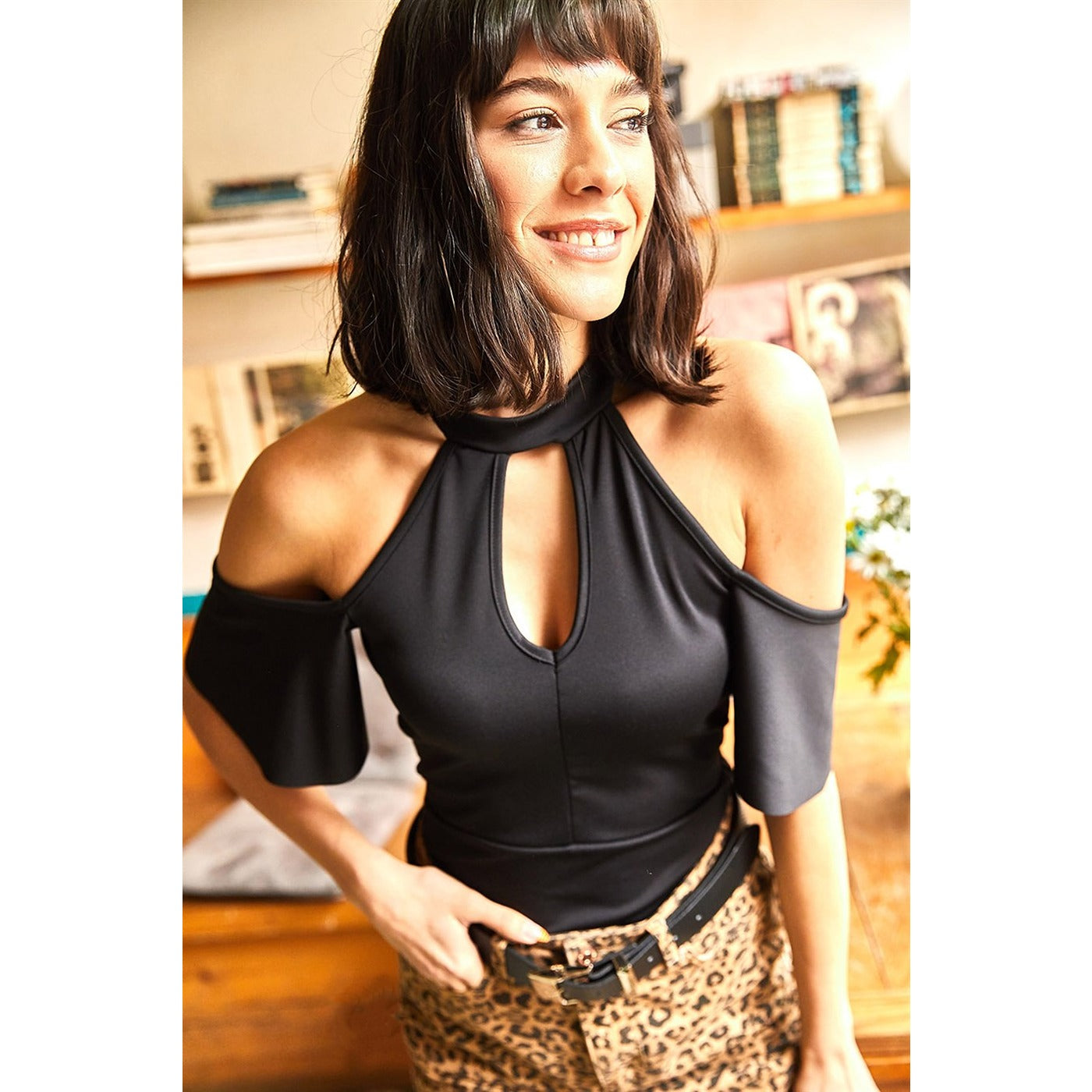 Black Off Shoulder Top | Montivo Pakistan