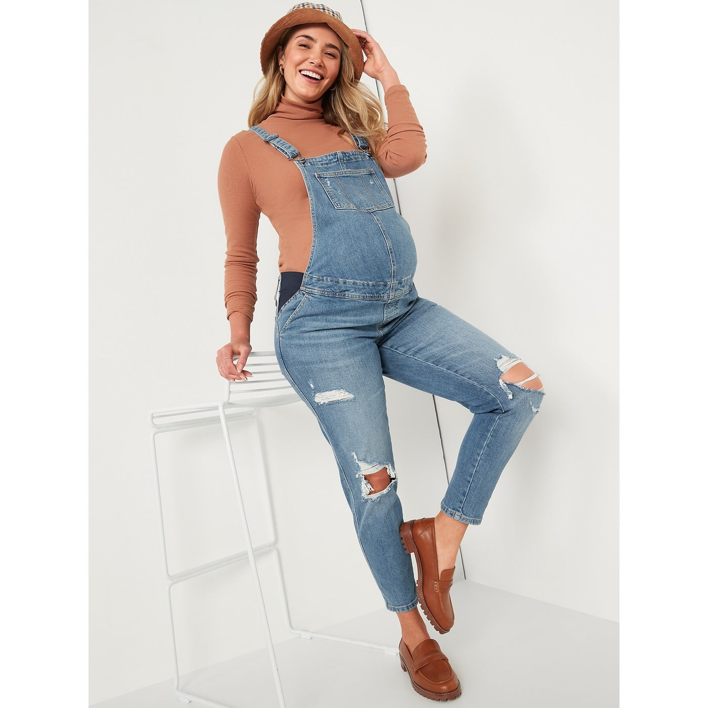 ON Straight Ripped Jean Overalls | Montivo Pakistan