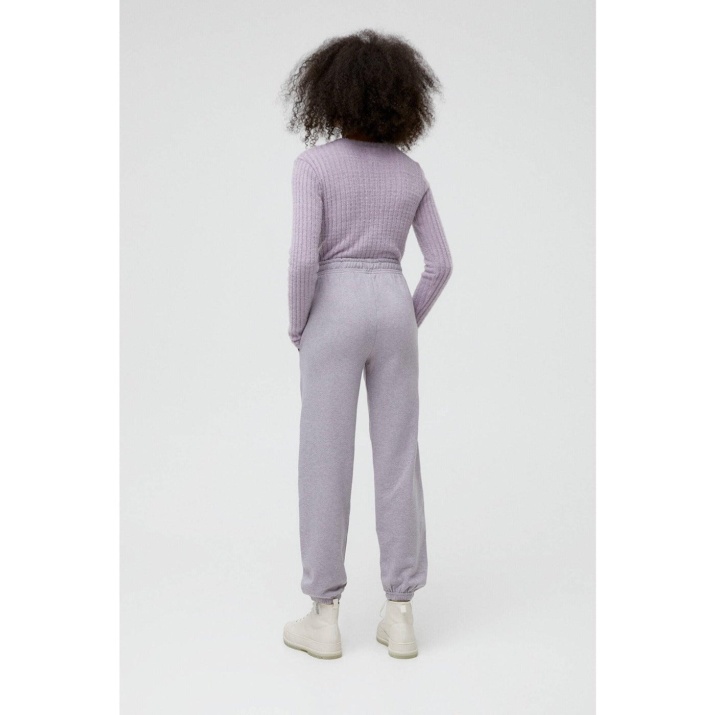 PB Embroidered STWD Lilac sweatpants | Montivo Pakistan
