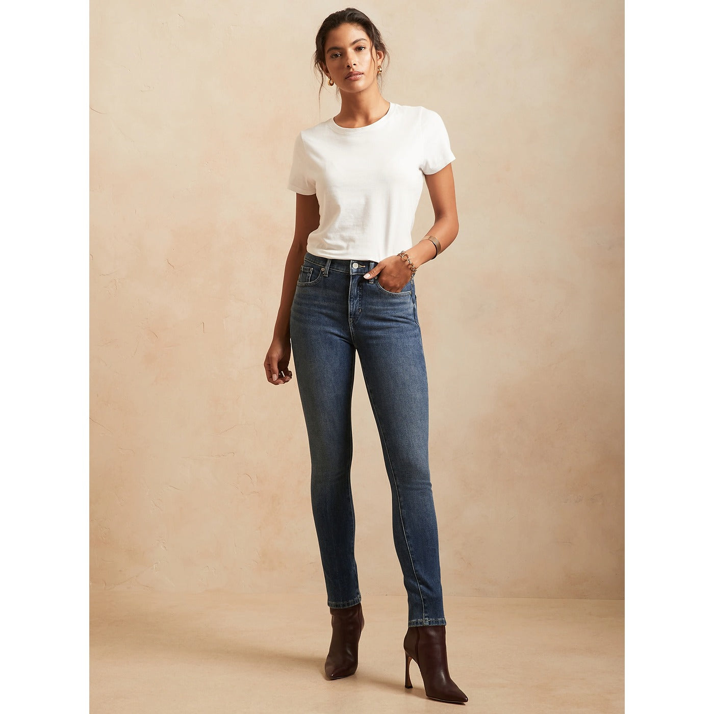 BR High Rise Slim Fit Jeans | Montivo Pakistan