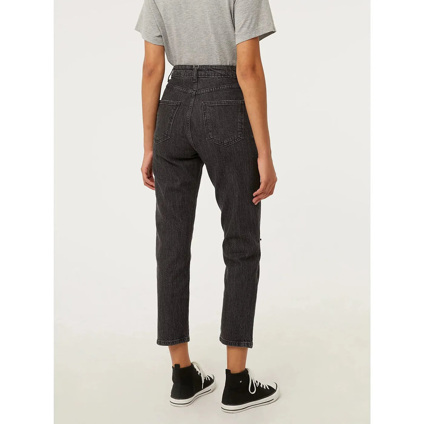 GRGE Black High Rise Jeans | Montivo Pakistan