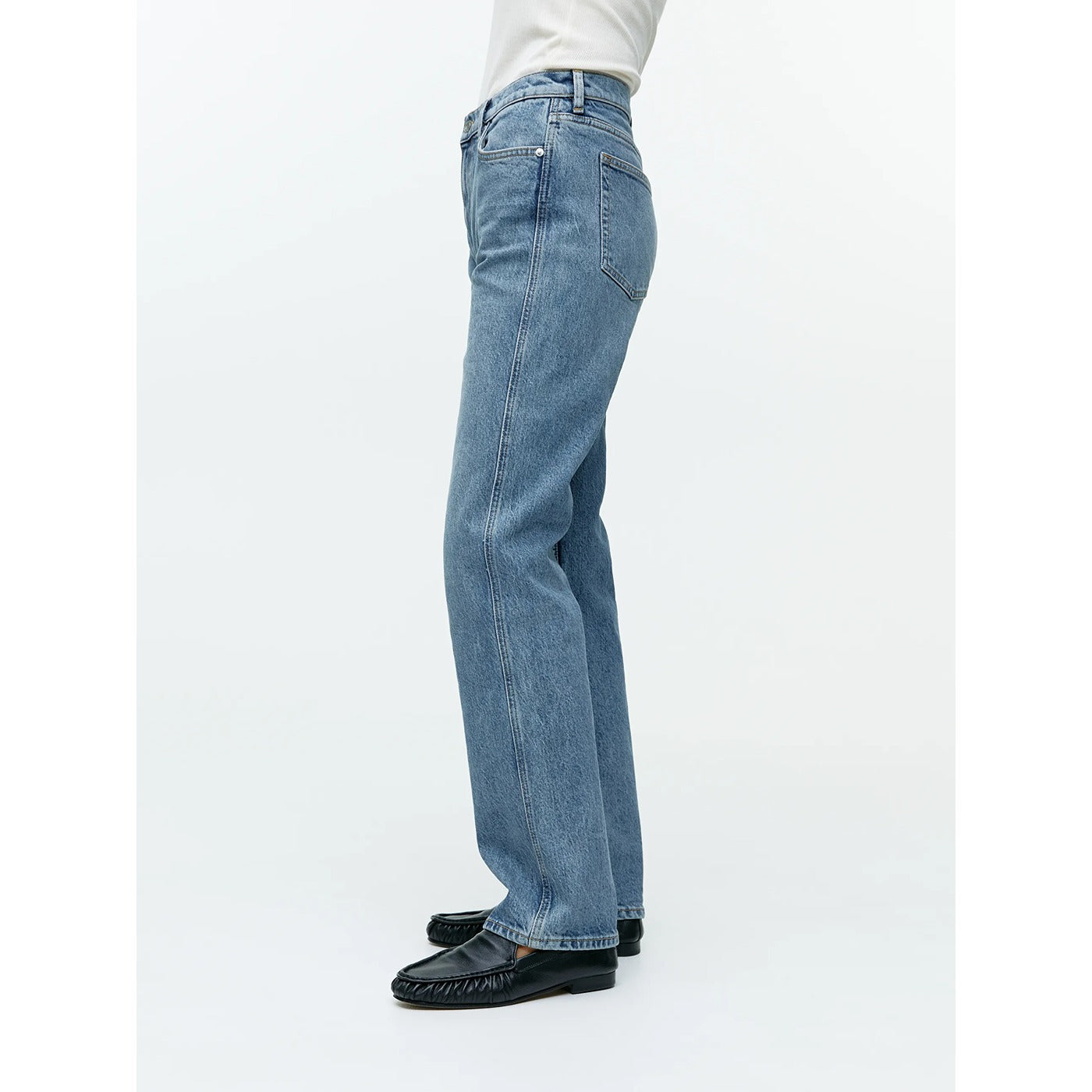Arket Straight Leg Mid Blue Jeans | Montivo Pakistan