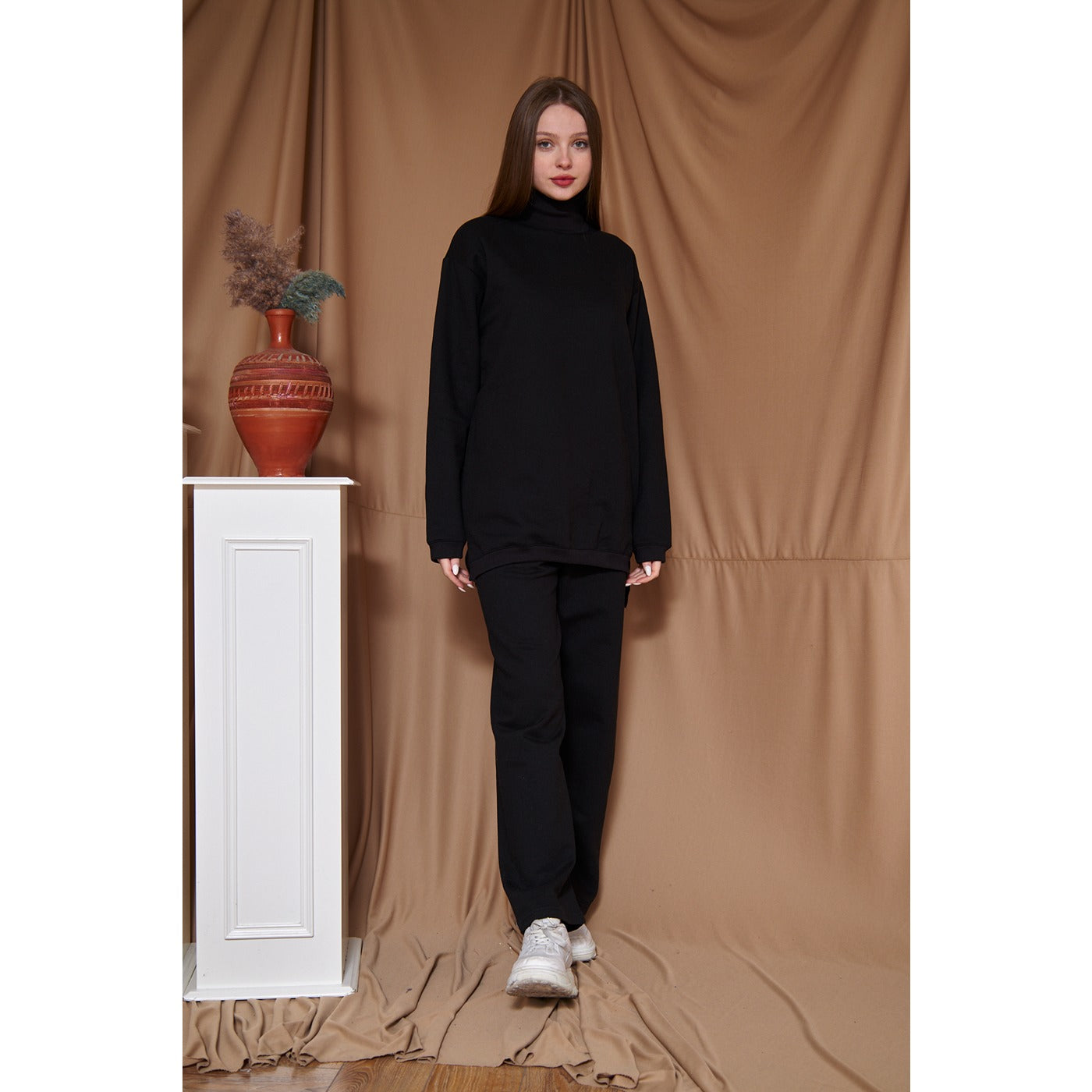Black Oversized Co-Ord Set | Montivo Pakistan