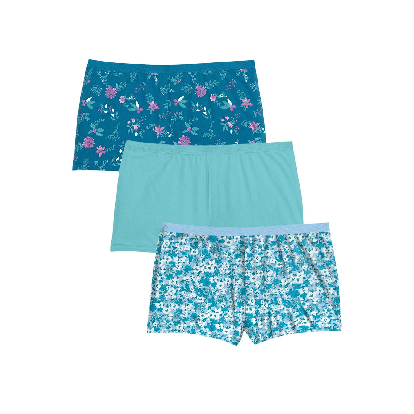 (Plus Size) Pack Of 3 Women's boyshort Panty Underwear | Montivo Pakistan