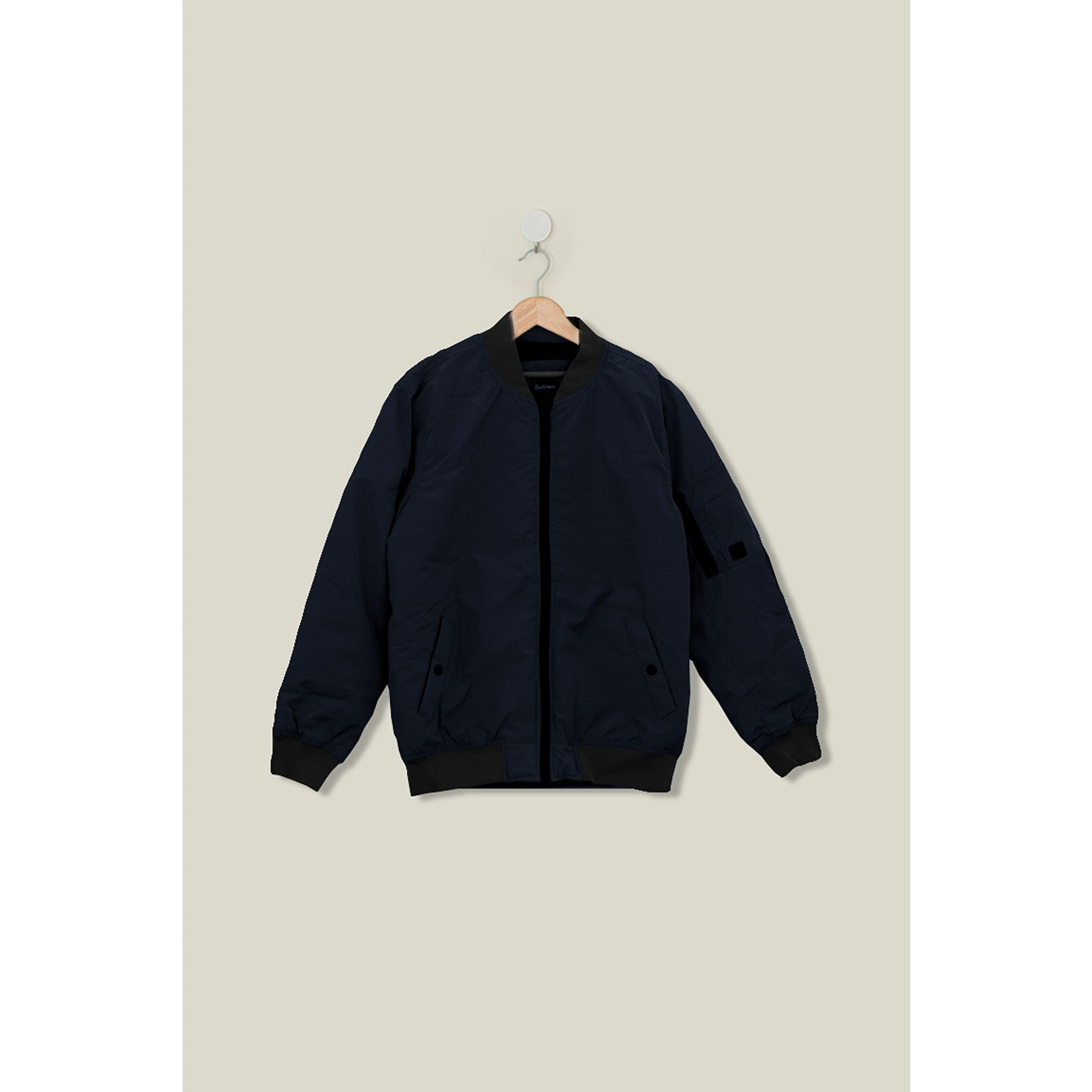 Navy Bomber Jacket With Zip | Montivo Pakistan
