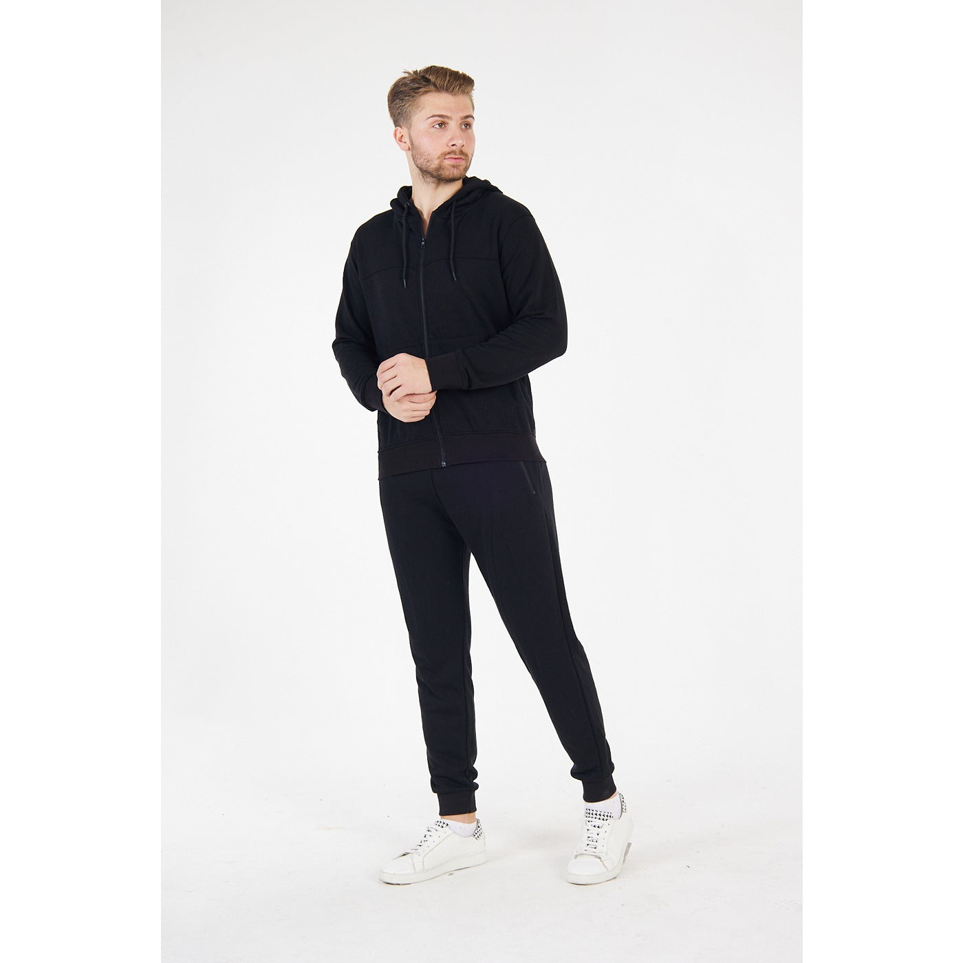 Black Zipper Tracksuit | Montivo Pakistan
