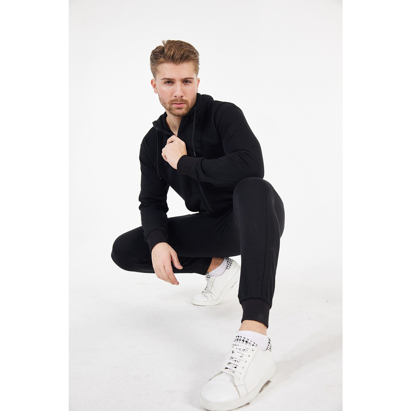 Black Zipper Tracksuit | Montivo Pakistan
