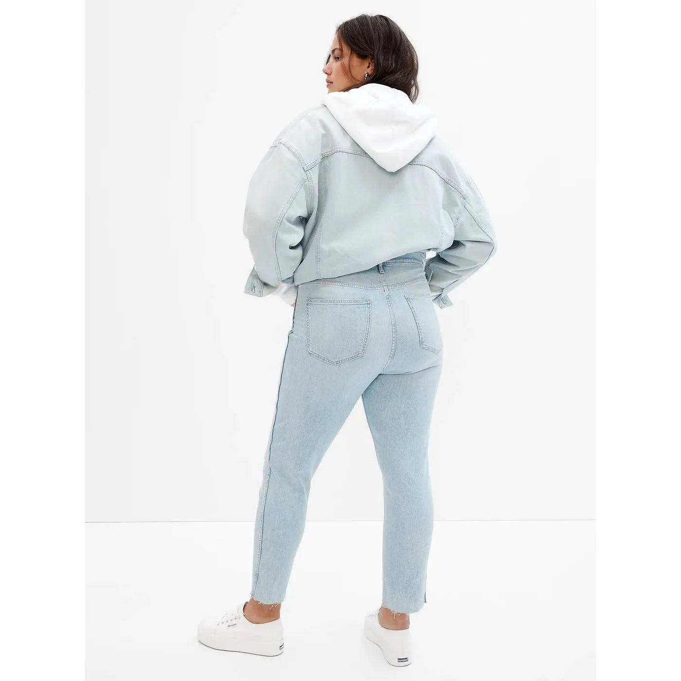 GP High Rise Destructed Slim Jeans | Montivo Pakistan