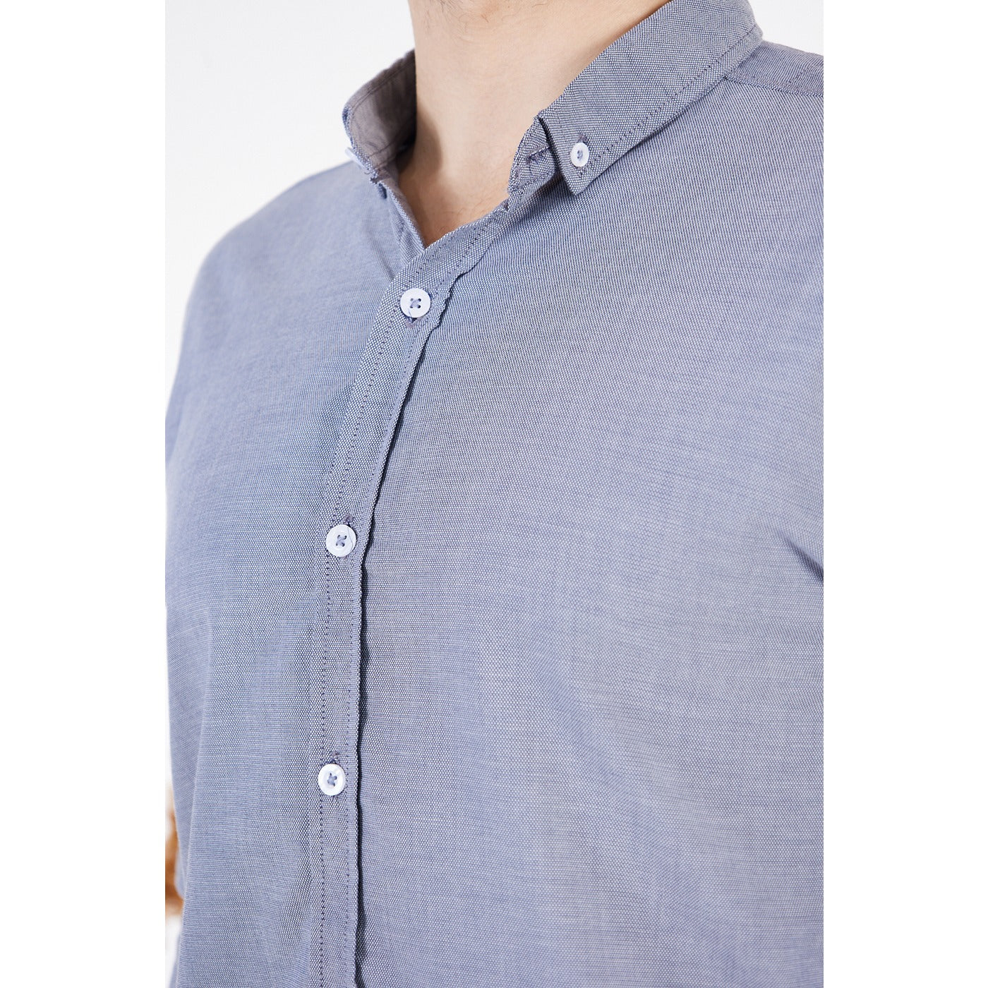 Grey Textured Button Down Shirt | Montivo Pakistan