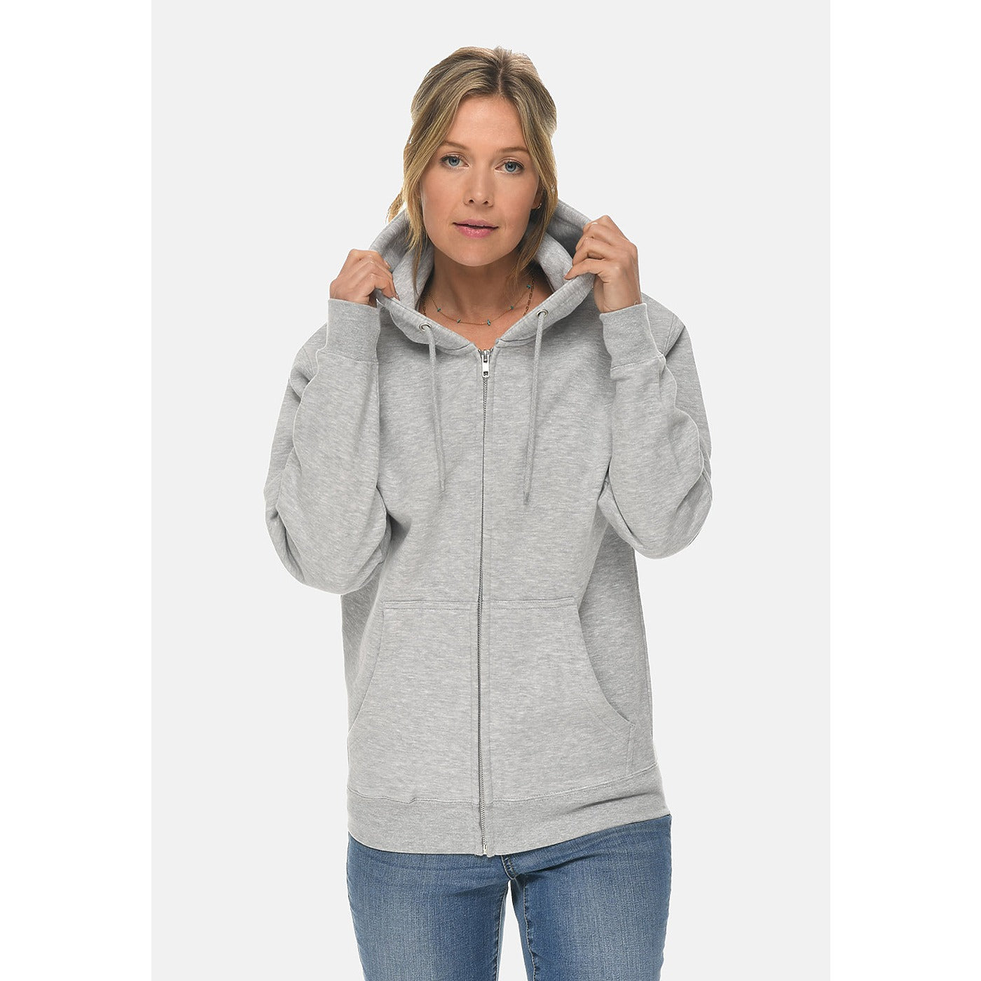 Unisex Grey Zip Up hoodie | Montivo Pakistan