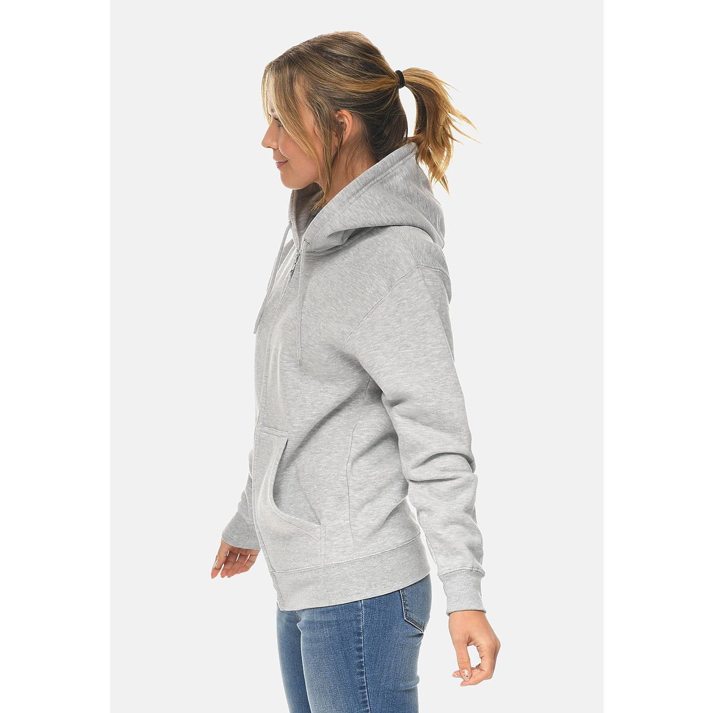Unisex Grey Zip Up hoodie | Montivo Pakistan
