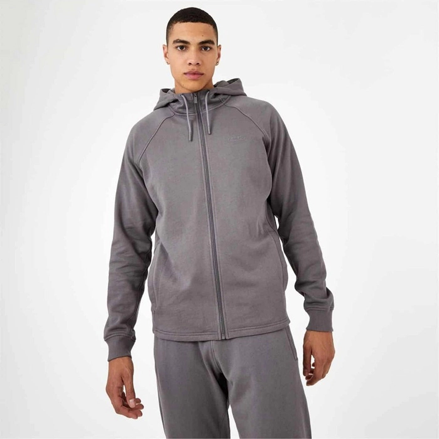 EVLST Dark Grey Zip Up Hoodie | Montivo Pakistan