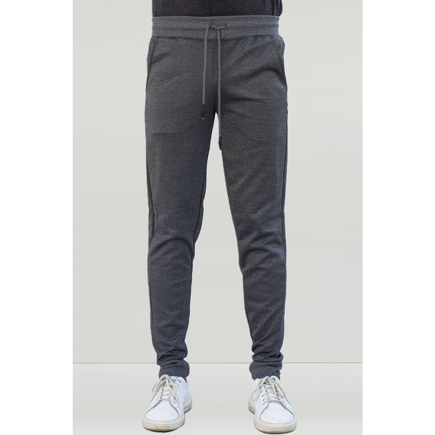 Grey Sports Polyester Joggers | Montivo Pakistan