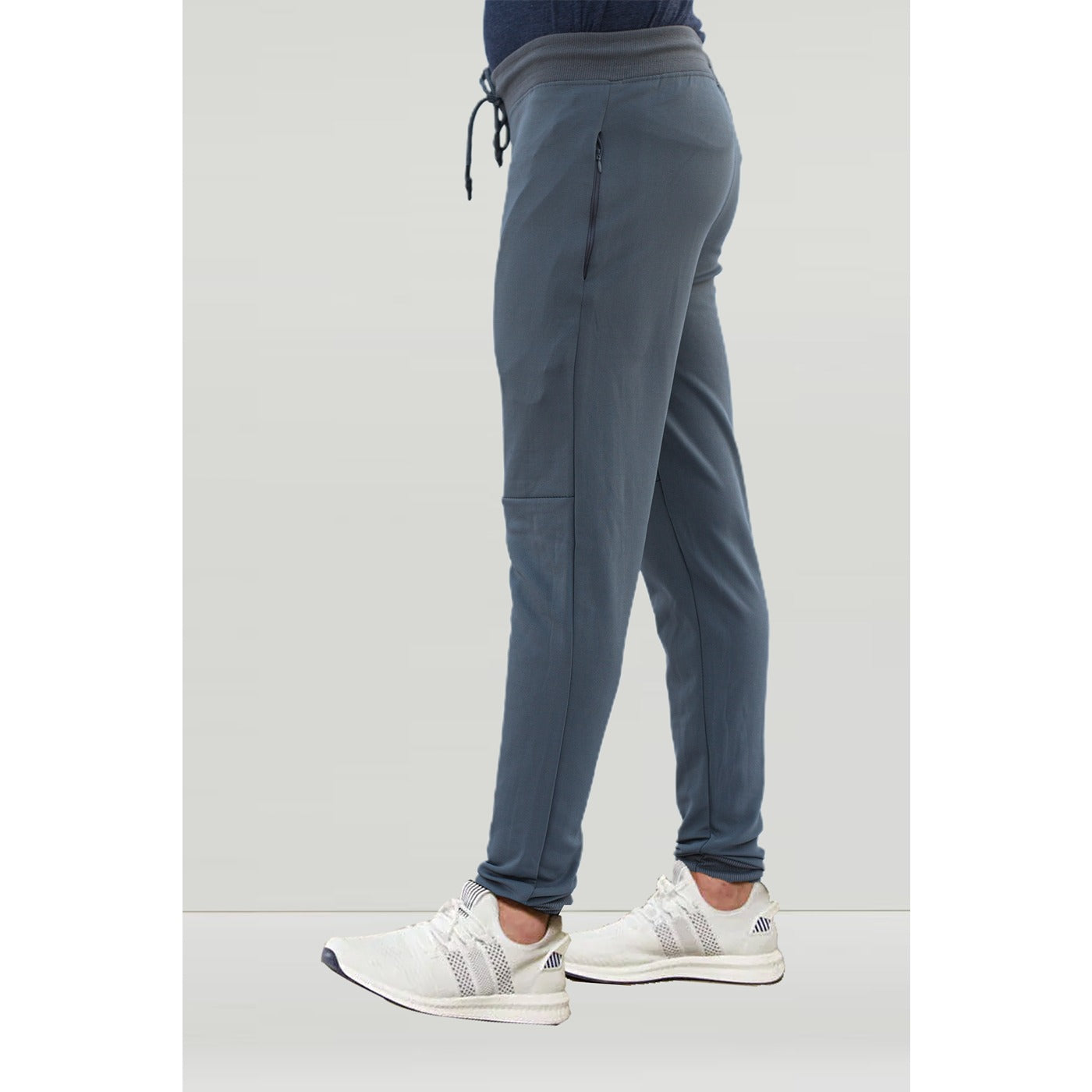 Grey Sports Polyester Joggers | Montivo Pakistan