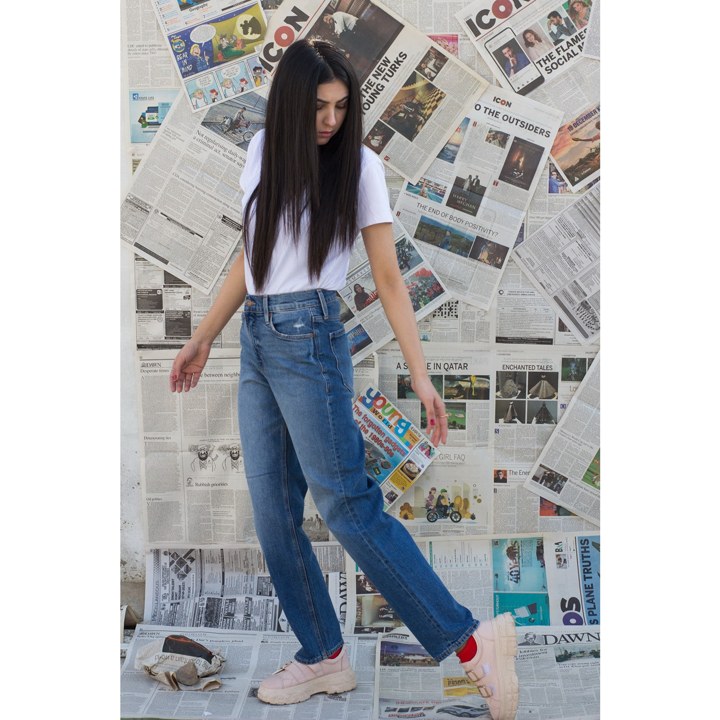 ON Straight Distressed Jeans | Montivo Pakistan