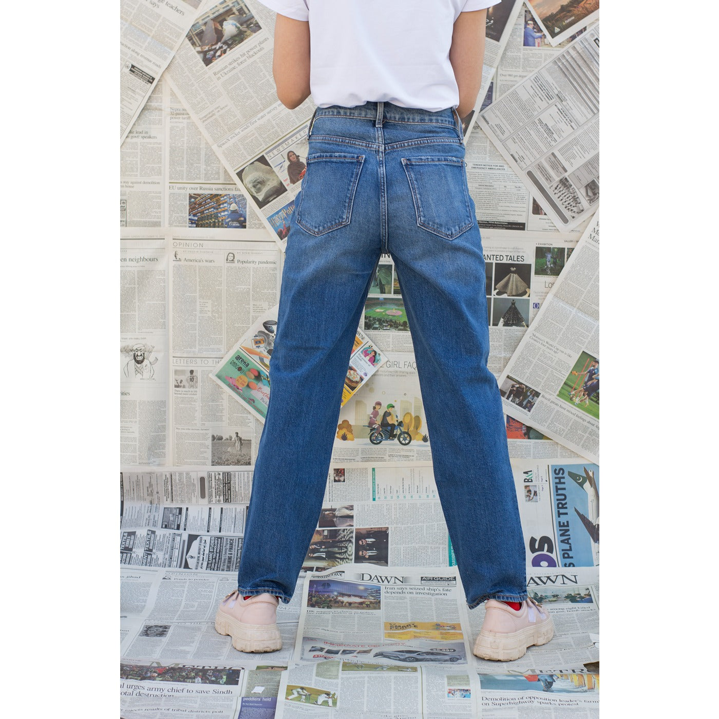 ON Straight Distressed Jeans | Montivo Pakistan