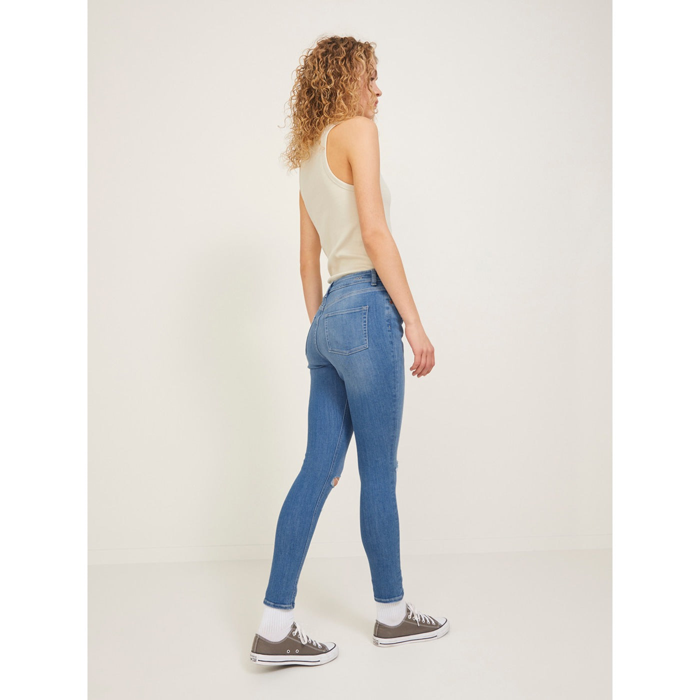 JJx Blue Skinny Ripped Jeans | Montivo Pakistan