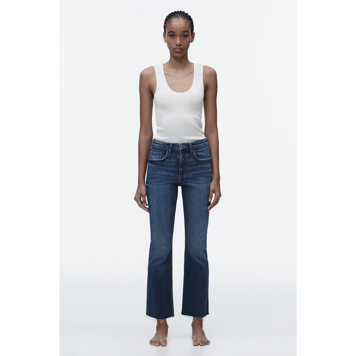 MDCNE Dark Blue Flare Jeans – Montivo