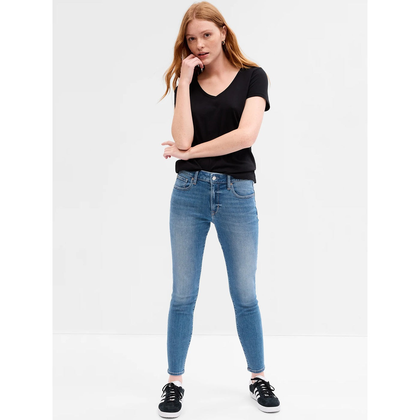 GP Mid Blue Mid Rise Skinny Jeans | Montivo Pakistan