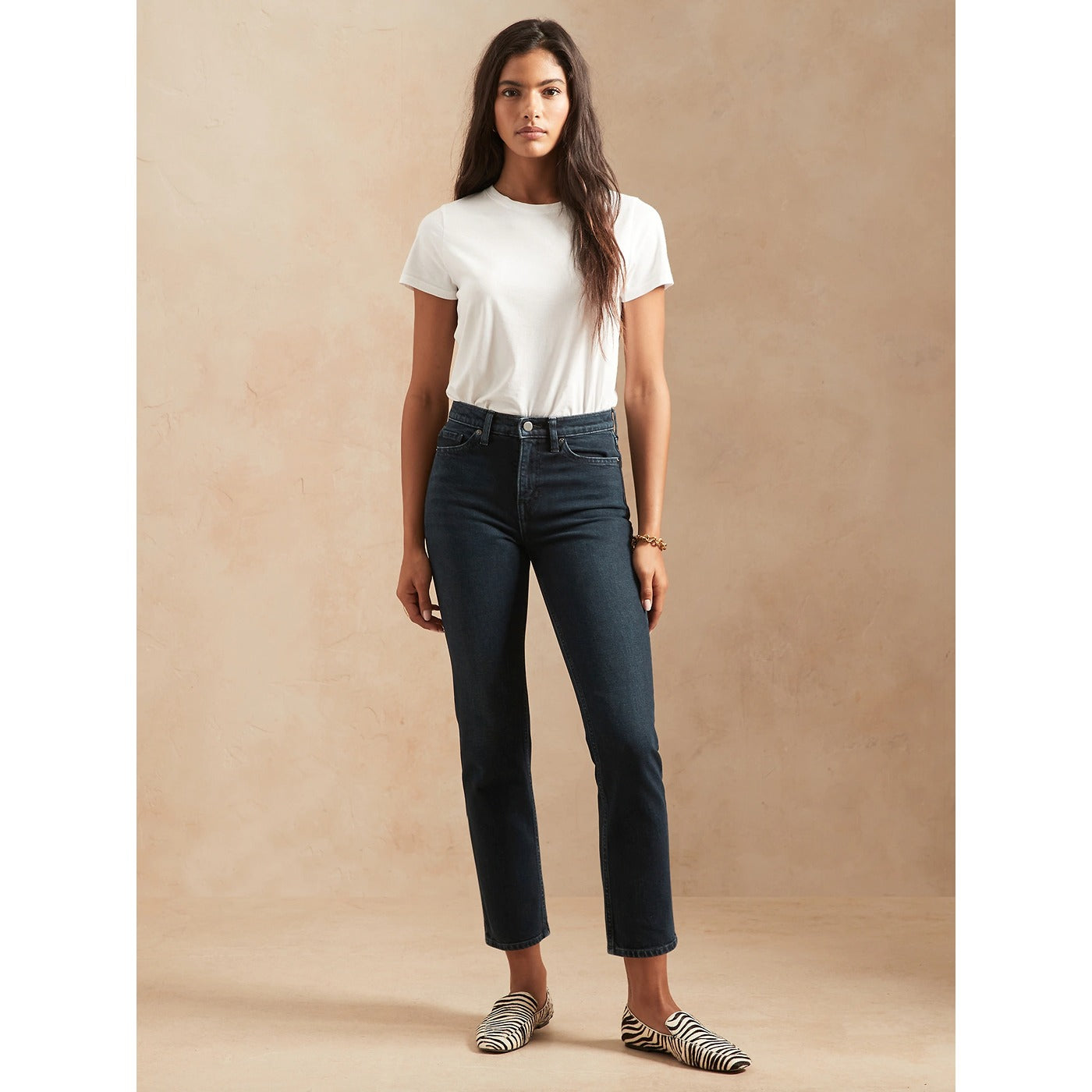 BR Dark Straight Ankle Jeans | Montivo Pakistan