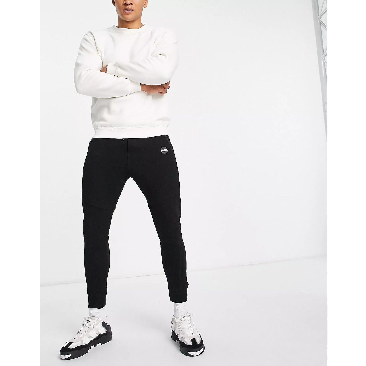 BSK Black Slim Skinny Joggers | Montivo Pakistan
