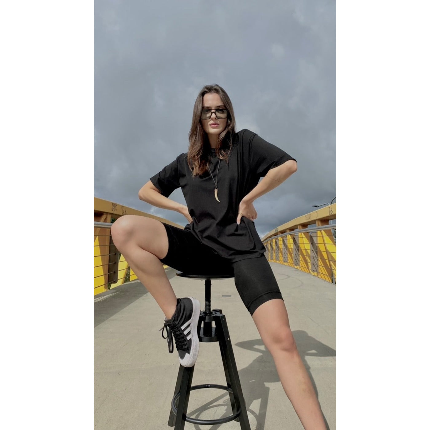 Black Box Fit Oversized Tee | Montivo Pakistan