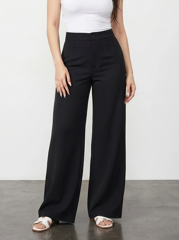 Black Wide Leg Pants | Montivo Pakistan