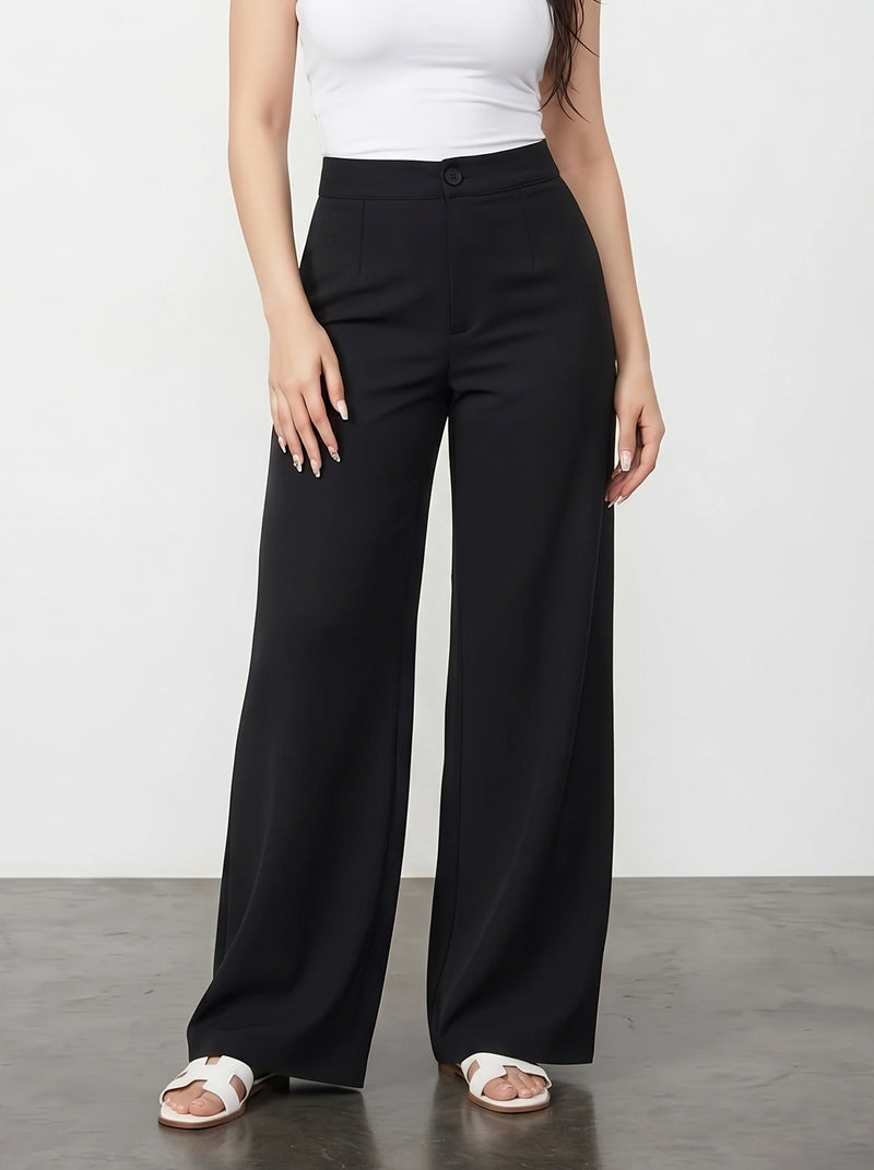 Black Wide Leg Pants | Montivo Pakistan