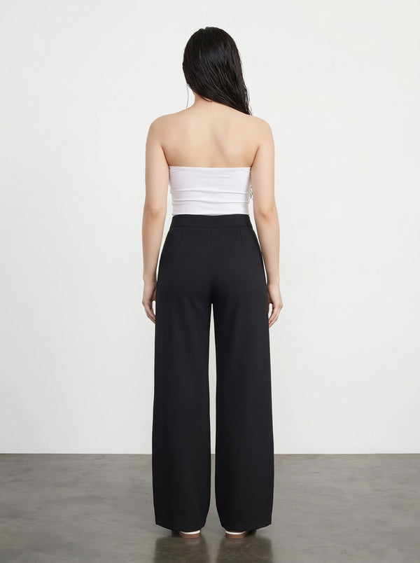 Black Wide Leg Pants | Montivo Pakistan