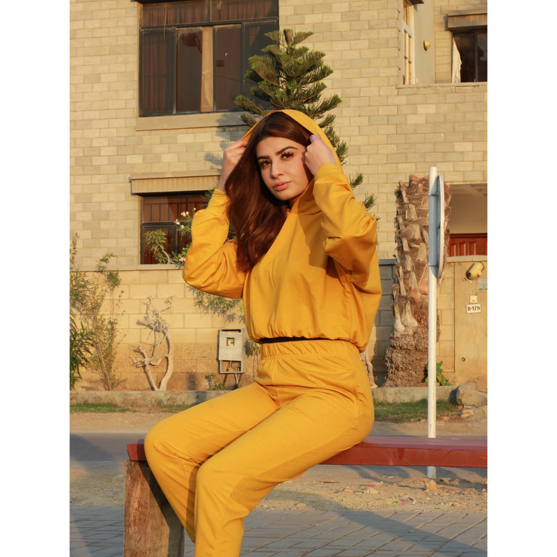 Gold Oversized Co-Ord Set | Montivo Pakistan