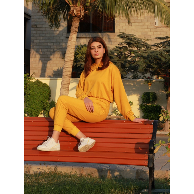 Gold Oversized Co-Ord Set | Montivo Pakistan