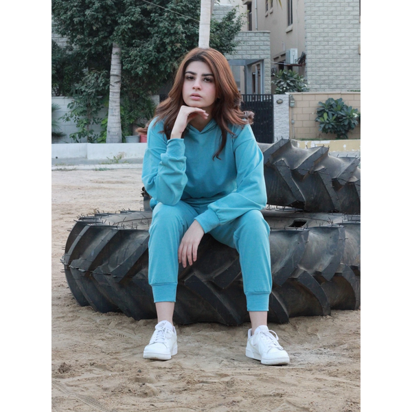 Light Blue Co-Ord Set | Montivo Pakistan