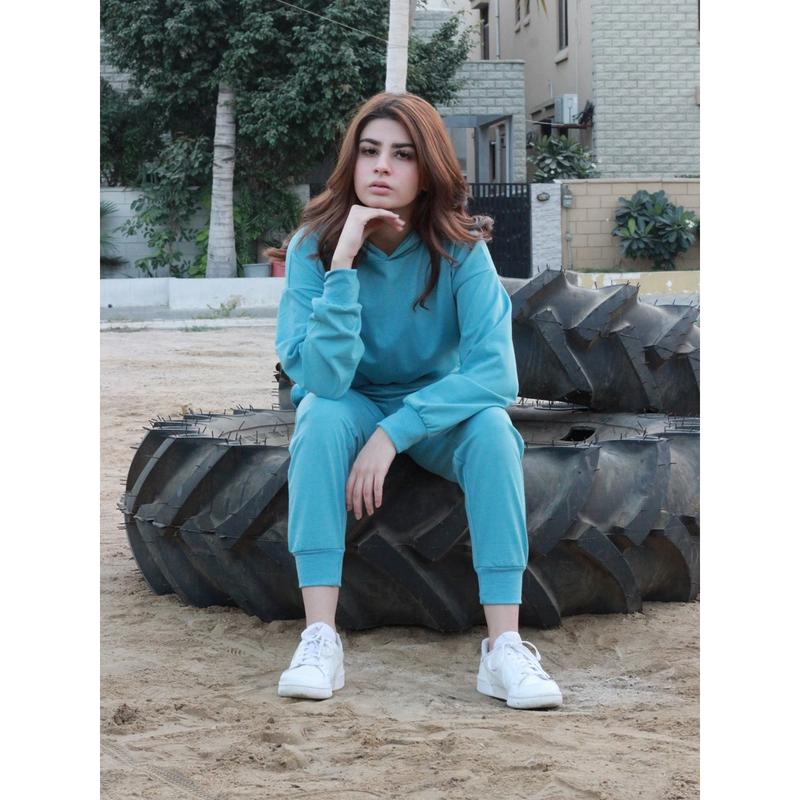 Light Blue Co-Ord Set | Montivo Pakistan