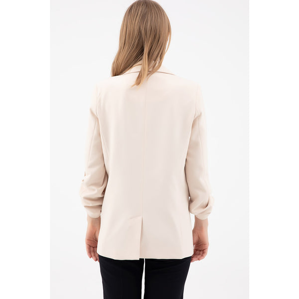 Oversized Beige Blazer Jacket | Montivo Pakistan