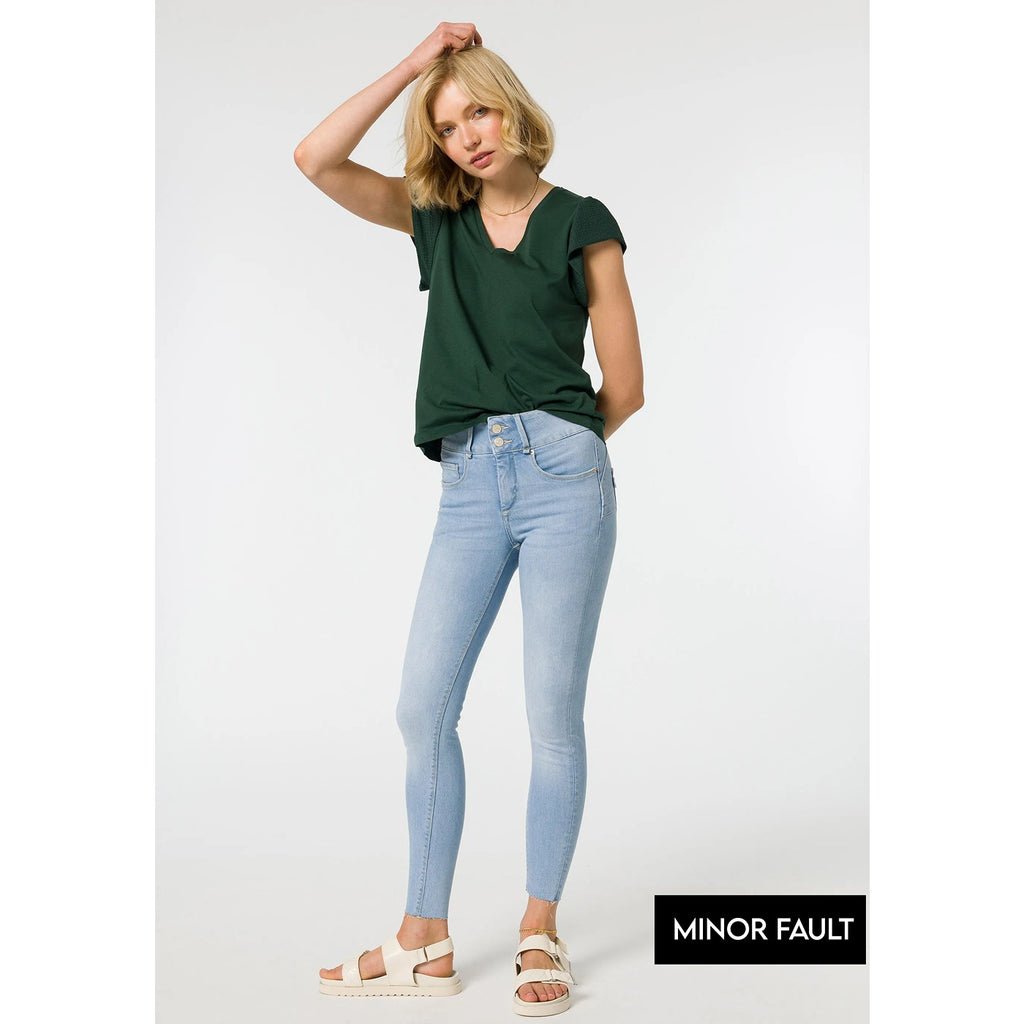 (Minor Fault) Skinny Light Blue Jeans | Montivo Pakistan