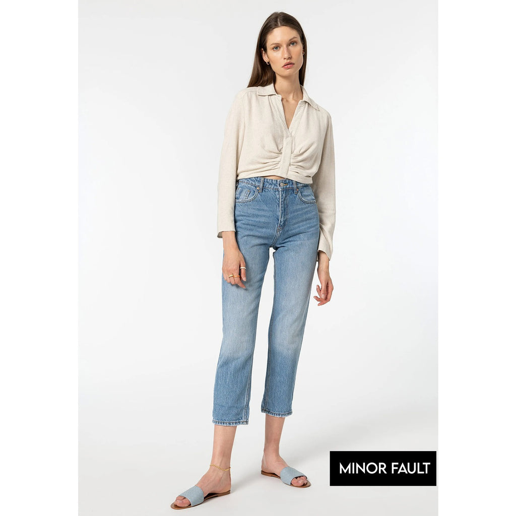 (Minor Fault) Straight Light Blue Jeans | Montivo Pakistan