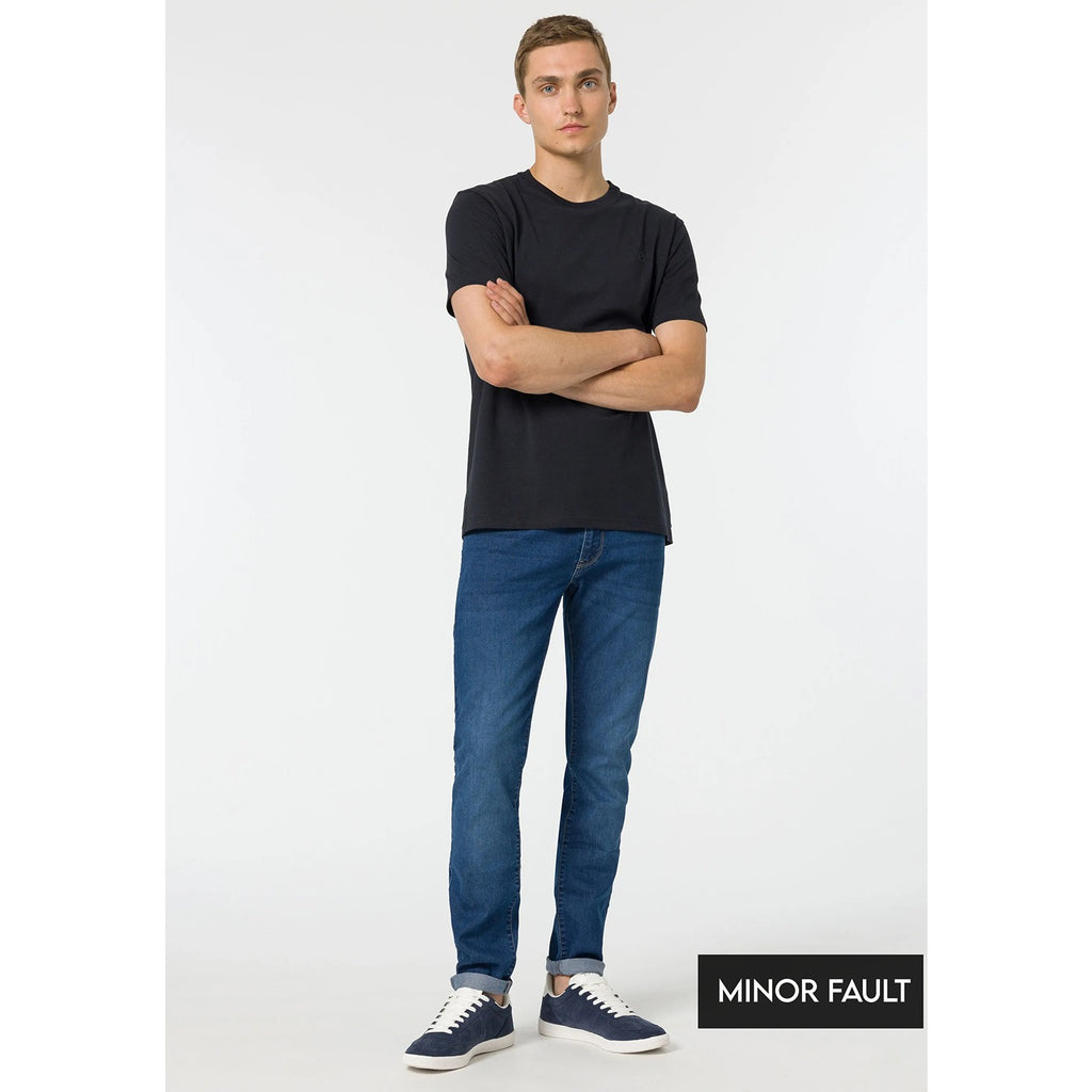 (Minor Fault) Mid Blue Slim Jeans | Montivo Pakistan