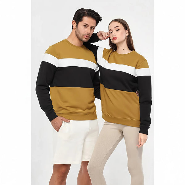 TX Colour Block Gold Sweatshirt