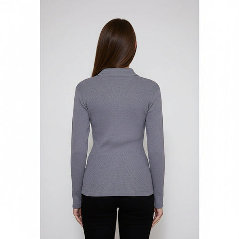 Anchor Ribbed Polo Sweatshirt | Montivo Pakistan