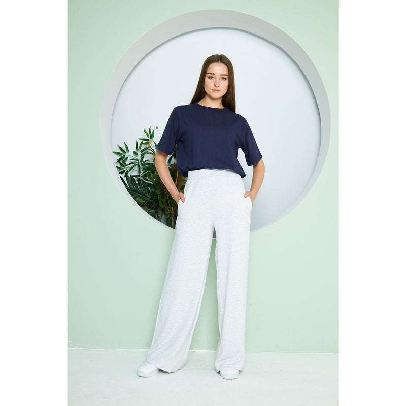 Navy Box Fit Oversized Tee | Montivo Pakistan