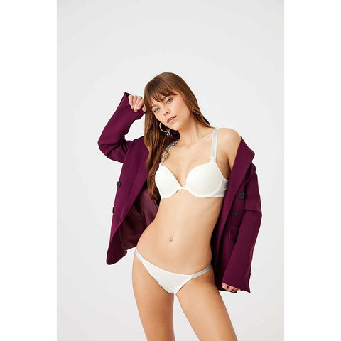 Cream Double Push up Lingerie Set | Montivo Pakistan