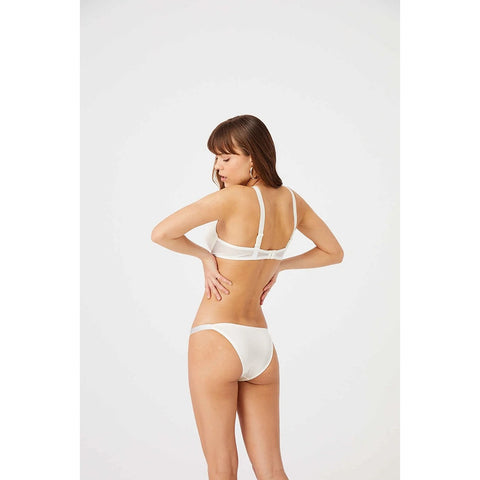 Cream Double Push up Lingerie Set | Montivo Pakistan