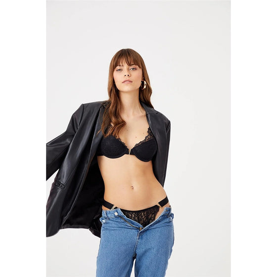 Black Lace Soft Lingerie Set | Montivo Pakistan