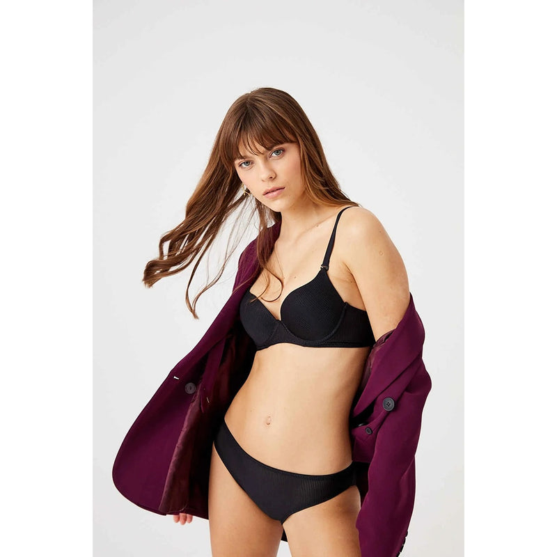 Black Patterned Lingerie Set | Montivo Pakistan