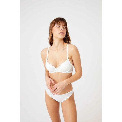 Cream Patterned Lingerie Set | Montivo Pakistan