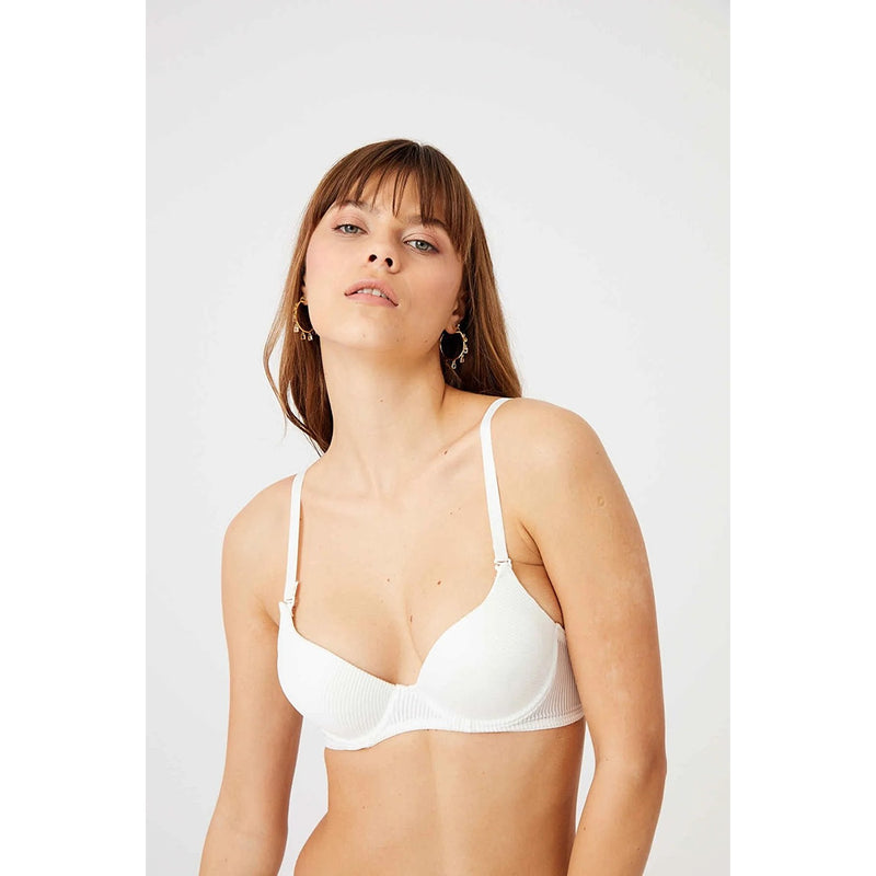 Cream Patterned Lingerie Set | Montivo Pakistan