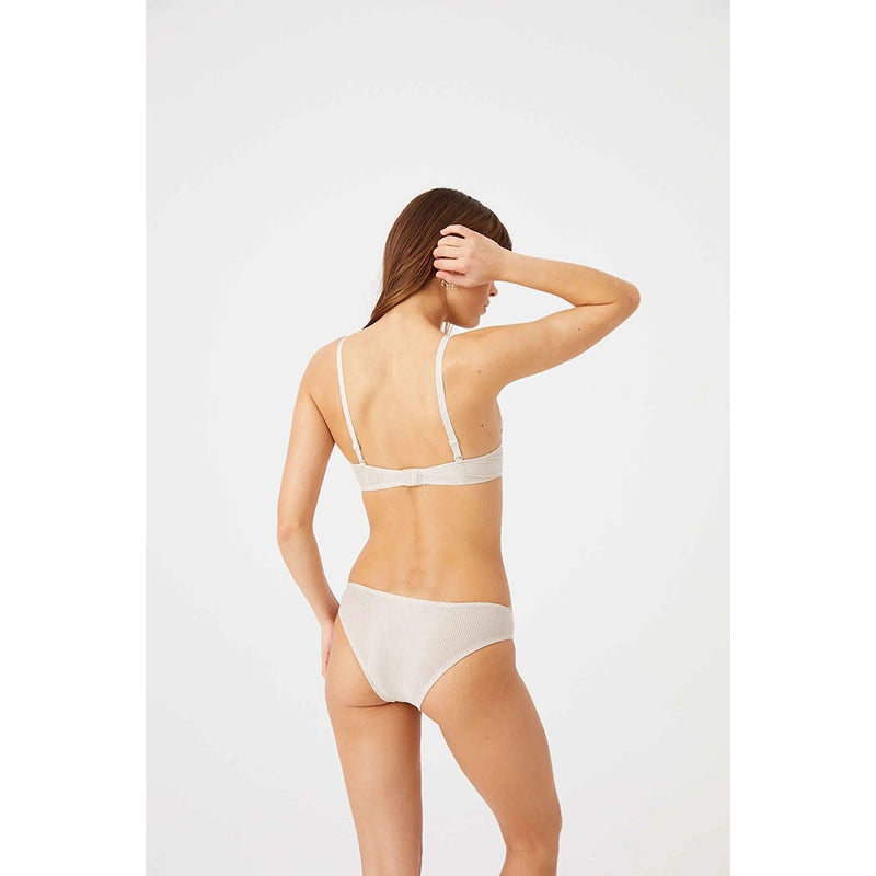 Cream Patterned Lingerie Set | Montivo Pakistan